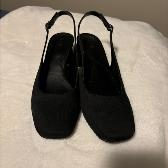 NYDJ Sling Back Square Toe Heels - Picture 4 of 5